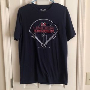 Under Armour mens S baseball tshirt